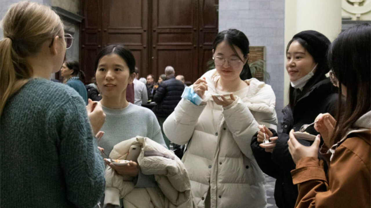 CSC students talking